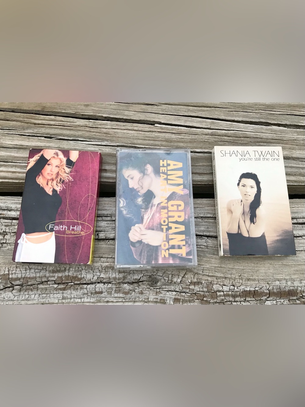 Cassette Tape Lot AMY GRANT FAITH HILL SHANIA TWAIN Music 90s Songs Music Tapes